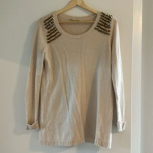 Sweater with spike detail
